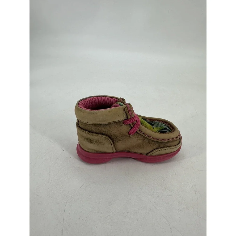 Ariat Toddler Girl's Lil Stomper Roswell Cactus Tan Shoes A443000808 No Size See
